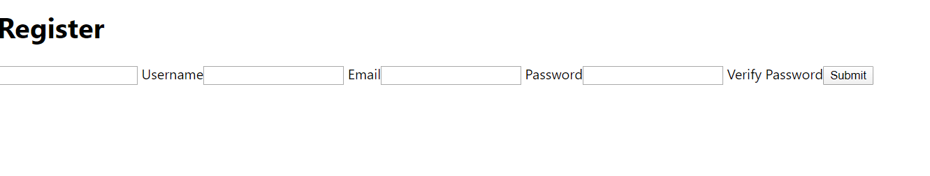 Form without CSS